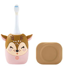 The Zoofamily Tandbørste - Deer - Brown/Pink