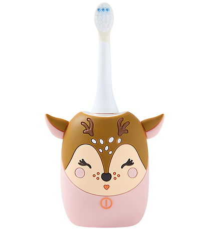 The Zoofamily Tandbørste - Deer - Brown/Pink