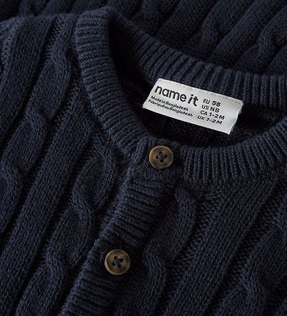 Name it - Cardigan - Strik - NBMRAFFAT - Navy Blazer
