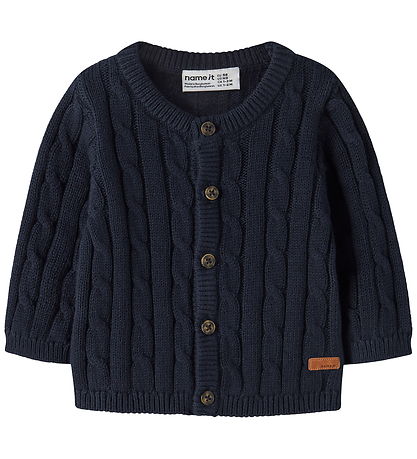 Name it - Cardigan - Strik - NBMRAFFAT - Navy Blazer