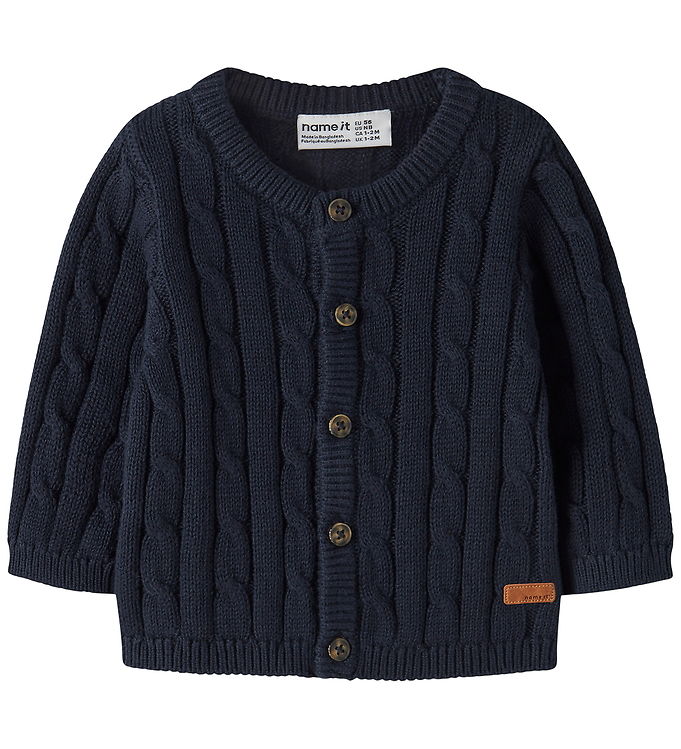 Name it - Cardigan - Strik - NBMRAFFAT - Navy Blazer