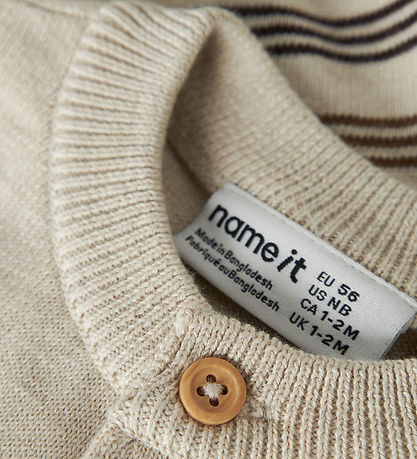 Name it Cardigan - Strik - NBMRONNYS - Peyote Melange