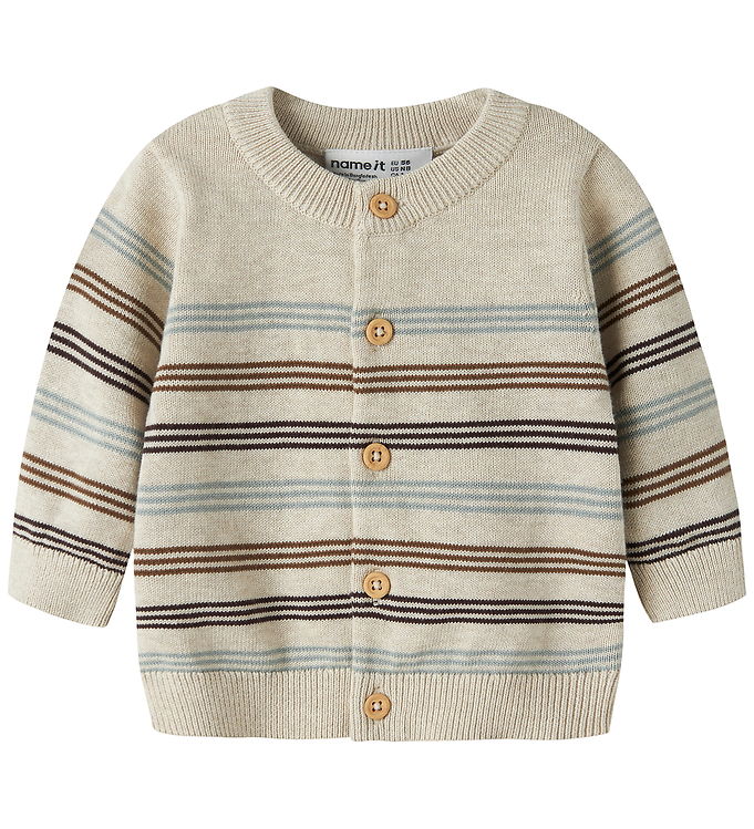 Name it Cardigan - Strik - NBMRONNYS - Peyote Melange