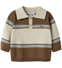 Name it Cardigan - Strik - NBMRAL - Sepia