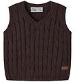 Name it Vest - Strik - NBMRAFFAT - Chocolate Plum