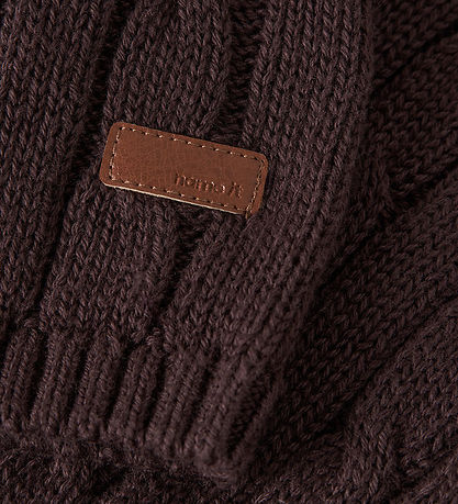 Name it Vest - Strik - NBMRAFFAT - Chocolate Plum