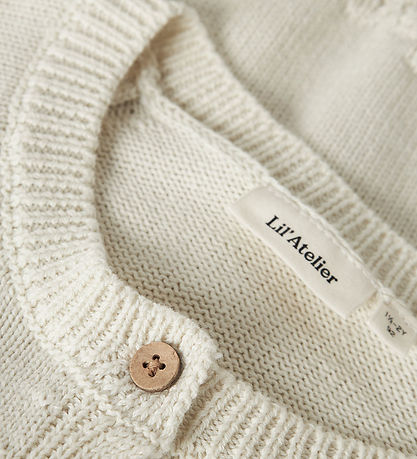 Lil Atelier Cardigan - Strik - NMFRYLEE Turtledove