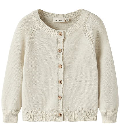 Lil Atelier Cardigan - Strik - NMFRYLEE Turtledove
