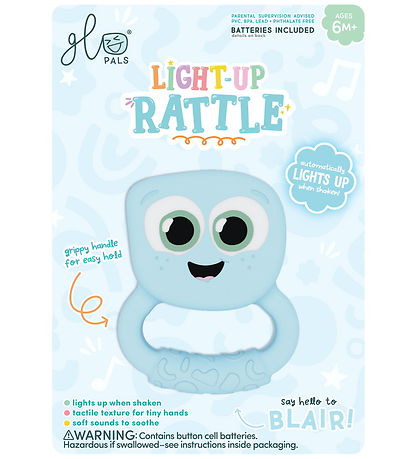 Glo Pals Rangle m. Lys - Blue