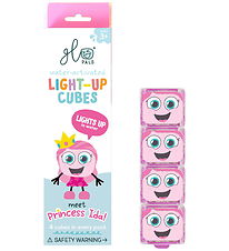 Glo Pals Sansekuber m. Lys - Princess Ida - 4 stk. - Rose