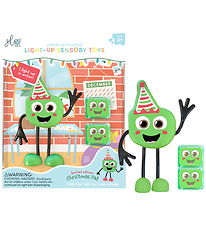Glo Pals Figure/Sensory cubes w. Candles - Christmas - Green