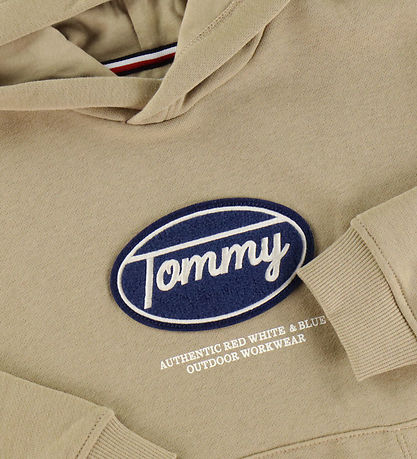 Tommy Hilfiger Hættetrøje - CamelBeige