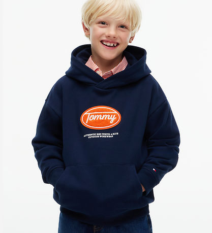 Tommy Hilfiger Hættetrøje - Dark BlueBlue