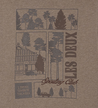 Les Deux Hættetrøje - Woods - Mountain Grey Melange