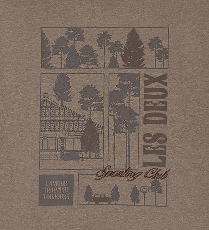 Les Deux T-shirt - Woods - Mountain Grey Melange