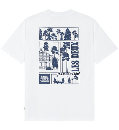 Les Deux T-shirt - Woods - White