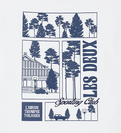 Les Deux T-shirt - Woods - White