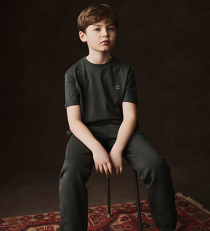 Les Deux T-shirt - Core Contrast - Raven Grey