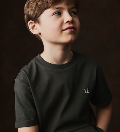 Les Deux T-shirt - Core Contrast - Raven Grey