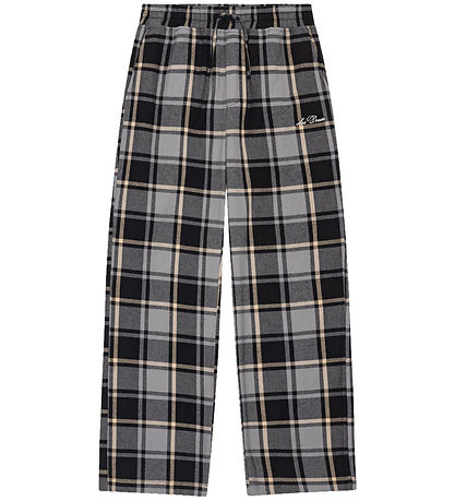 Les Deux Bukser - Check Casual - Grey Melange