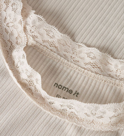 Name It Bluse - Rib - NmfRiona - Birch