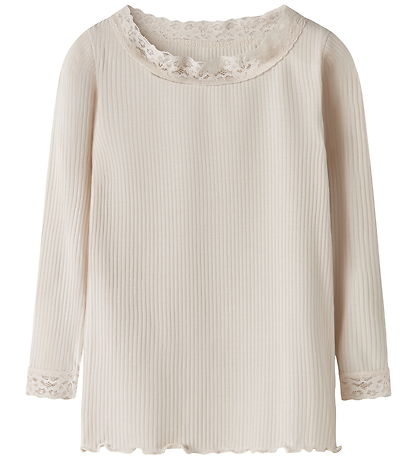 Name It Bluse - Rib - NmfRiona - Birch