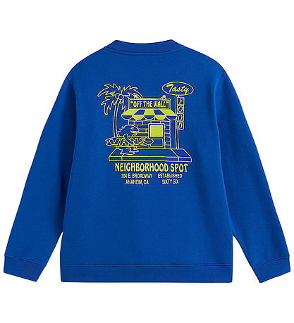 Vans Sweatshirt - Food Spot - Classic Blue