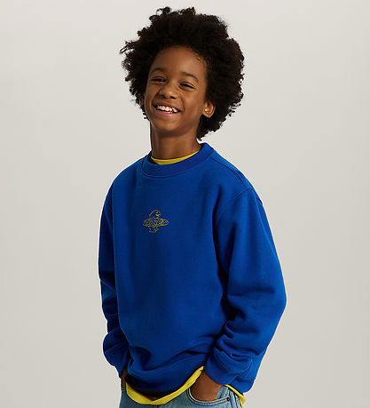 Vans Sweatshirt - Food Spot - Classic Blue