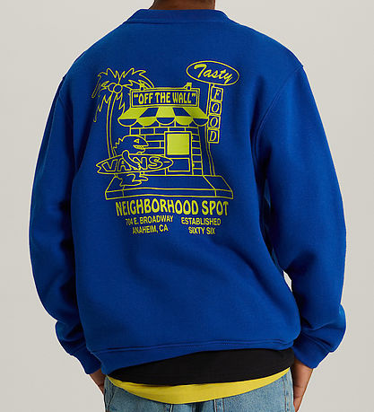 Vans Sweatshirt - Food Spot - Classic Blue