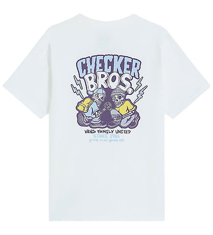 Vans T-shirt - Checker Bros - Hvid