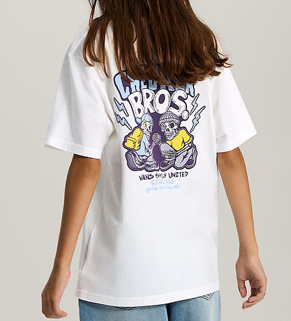Vans T-shirt - Checker Bros - Hvid