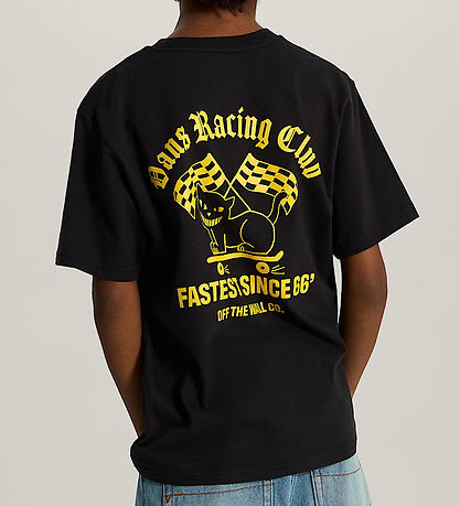 Vans T-shirt - Cat Club - Sort