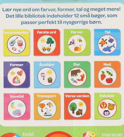 Forlaget Tukan Bøger - 12-stk - Det Lille Bibliotek - Jeg Lærer 