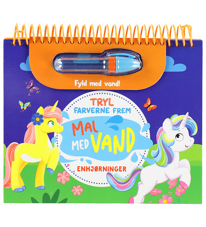 Forlaget Tukan Malebog - Mal Med Vand - Enhjørninger