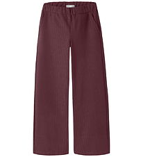 Name It Bukser - Wide - NkfRaka - Catawba Grape/Gold