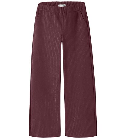 Name It Bukser - Wide - NkfRaka - Catawba Grape/Gold