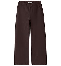 Name It Bukser - Wide - NkfRaka - Chocolate Plum