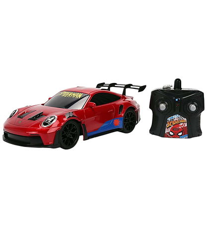 Jada Fjernstyret Bil - Spider-Man - Porsche - 29 Cm