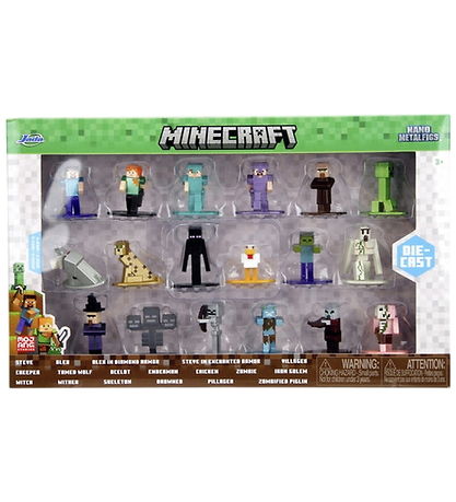 Jada Minecraft Nanofigurer - Multipakke - 18 stk.