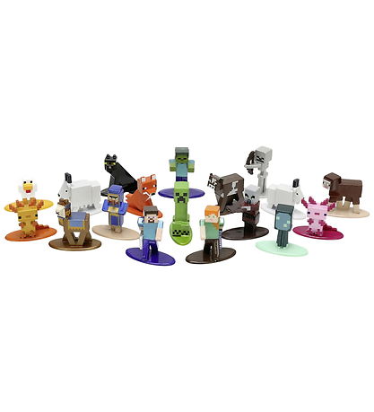 Jada Minecraft Nanofigurer - Multipakke - 18 stk.