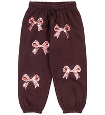 Konges Sløjd Sweatpants - Lou - Decadent Chocolate m. Pailletter