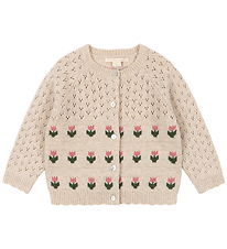 Konges Sløjd Cardigan - Uld/Polyamid - Belle - Cream And Tulips