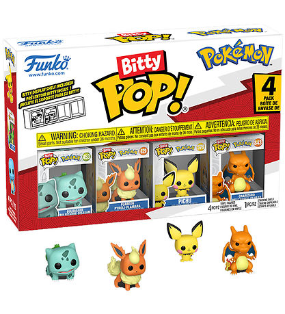Funko Bitty POP! Figurer - Pokémon - 4-pak