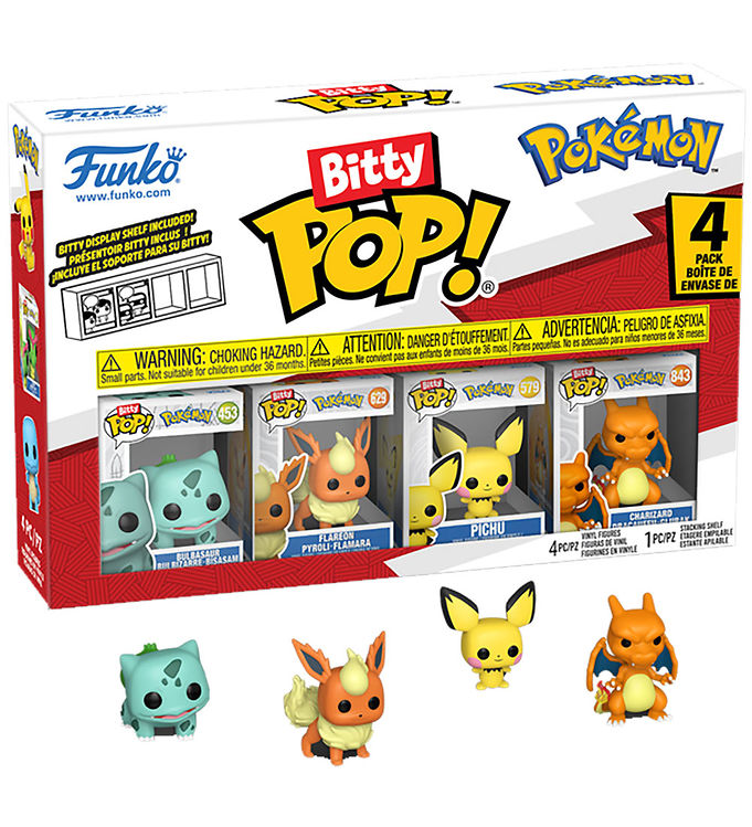 Funko Bitty POP! Figurer - Pokémon - 4-pak