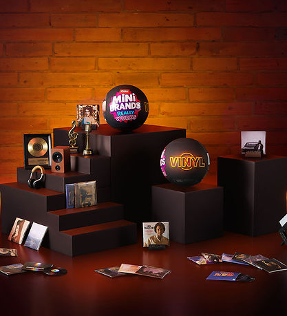 Mini Brands Kugle m. Overraskelse - Serie 1 - Vinyls Capsule