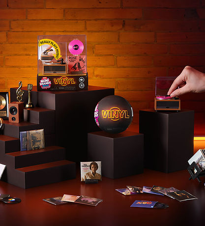 Mini Brands Kugle m. Overraskelse - Serie 1 - Vinyls Capsule