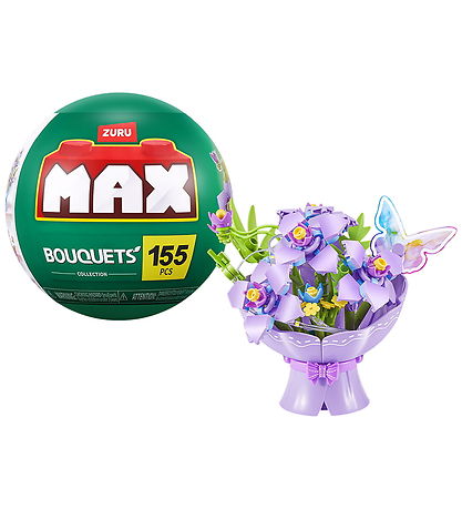 MAX Kugle m. Overraskelse - 155 Dele - Bouquets - Lilla m. Lys