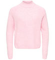 Only Bluse - Strik - Noos - Kogrica - Parfait Pink/Melange