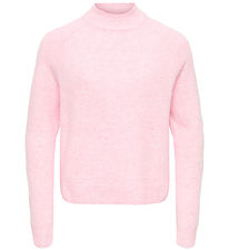 Only Bluse - Strik - Noos - Kogrica - Parfait Pink/Melange