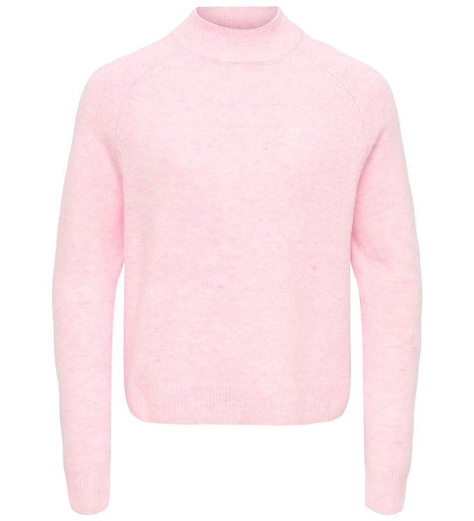 Only Bluse - Strik - Noos - Kogrica - Parfait Pink/Melange